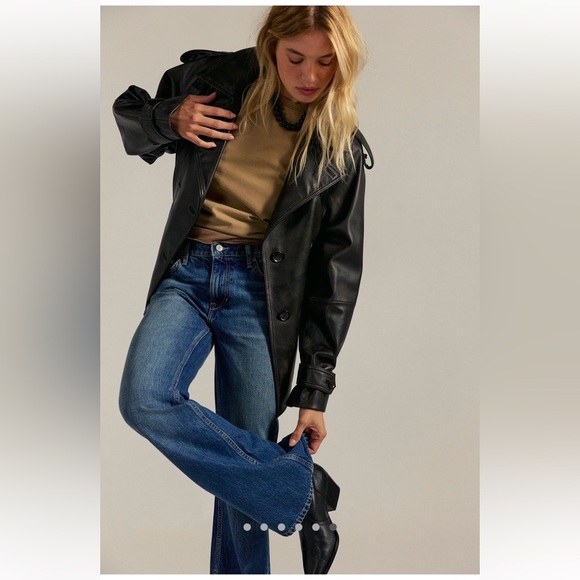 Free People NWOT West Coast Relaxed Flare Jeans Size 28 in Humble - Picture 6 of 13